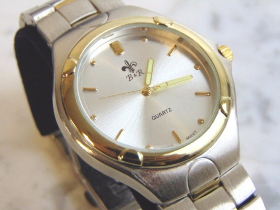 New Never Used Mens Stainless Steel Dress Watch Gift Set by Bella Rose E615 Etsy UK
