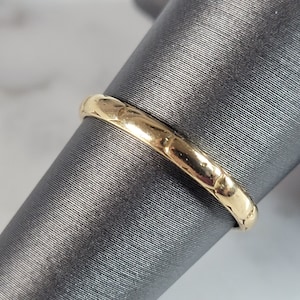 Womens Vintage Estate 14K Yellow Gold Wedding Band Ring 2.0g E6615