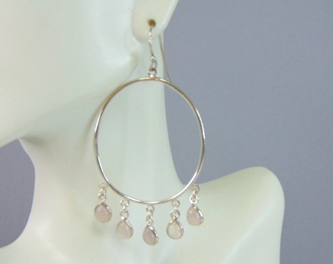 Womens Vintage Estate Sterling Silver Modernist Earrings 7.6g E5115