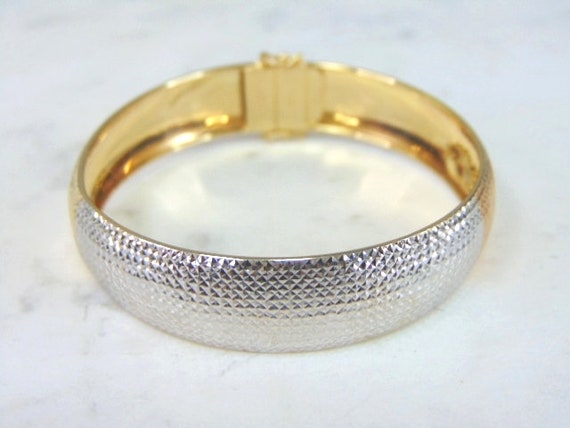 Womens Vintage Estate 14K Yellow Gold Bracelet 6.… - image 1