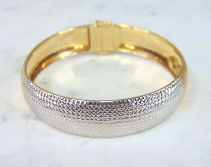 Womens Vintage Estate 14K Yellow Gold Bracelet 6.5g E5022