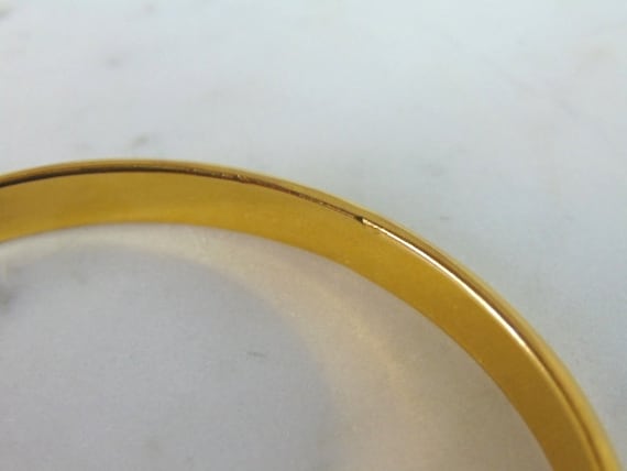 Womens Vintage Estate 21k Yellow Gold Bangle Brac… - image 4