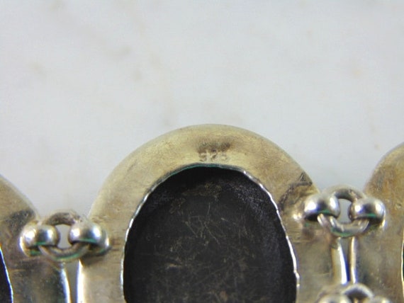 Womens Vintage Estate Sterling Silver Modernist B… - image 4