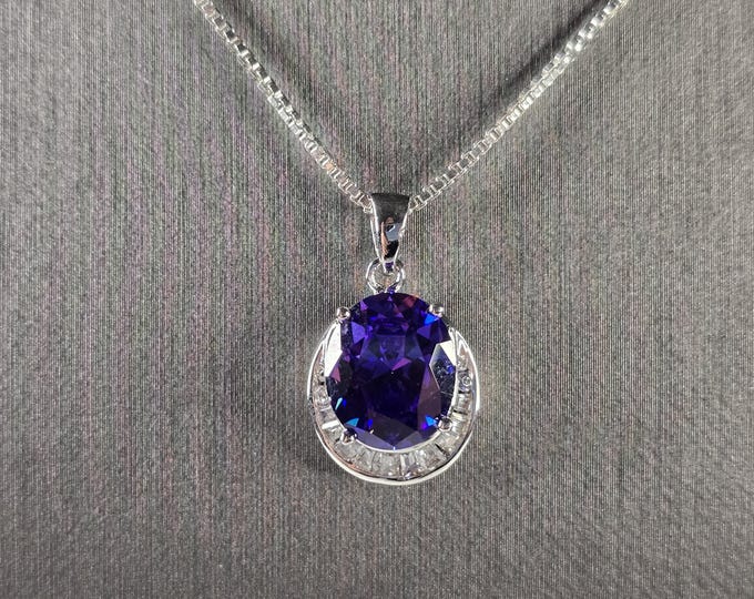 Womens Vintage Estate Sterling Silver Modernist Pendant & Necklace 8.3g E4731