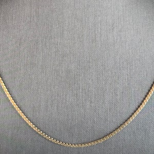Womens Vintage Estate 14K Yellow Gold Necklace 7.4g E6155