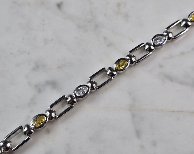 Womens Estate Sterling Silver Modernist Bracelet 18.0g #E6646