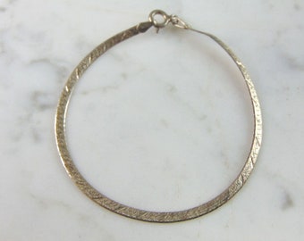 Womens Vintage Estate Sterling Silver Herringbone Bracelet 2g E2278