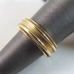 Vintage Estate 14K Yellow Gold Wedding Band Ring, 8.2g E3408