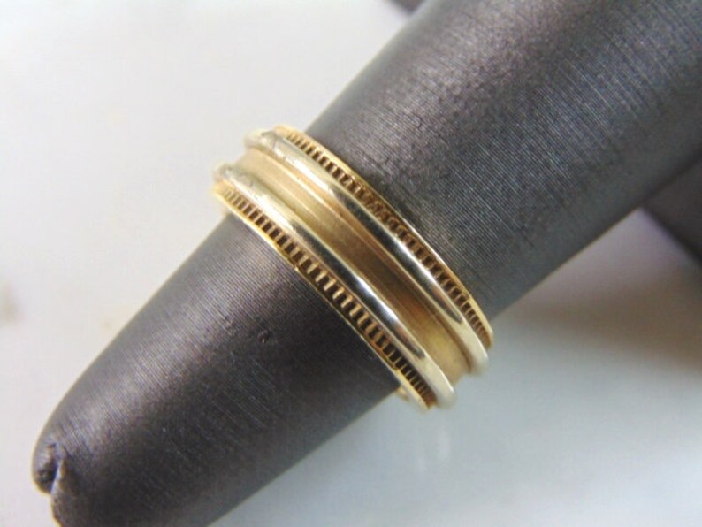 Vintage Estate 14K Yellow Gold Wedding Band Ring, 8.2g E3408 - Etsy