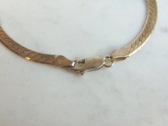 Womens Vintage Estate Sterling Silver Bracelet 4.… - image 3