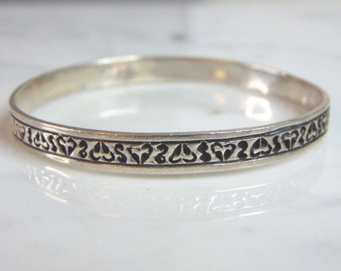 Womens Vintage Estate Sterling Silver Bracelet 16.4g E5952