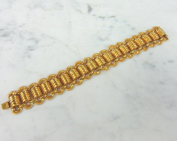 Womens Vintage Estate 22K Yellow Gold Bracelet 30.6g E5332