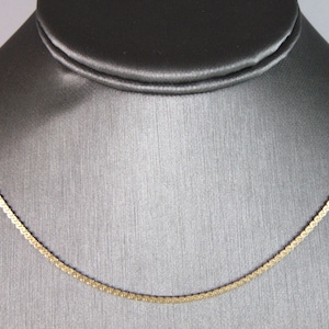 Womens Vintage Estate 14K Yellow Gold Necklace 6.6g E2518
