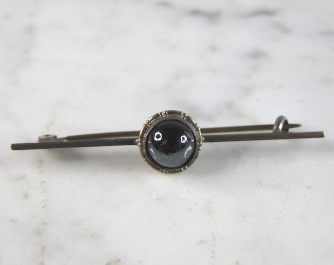 Womens Vintage Estate Sterling Silver Modernist Brooch 2.4g E1276