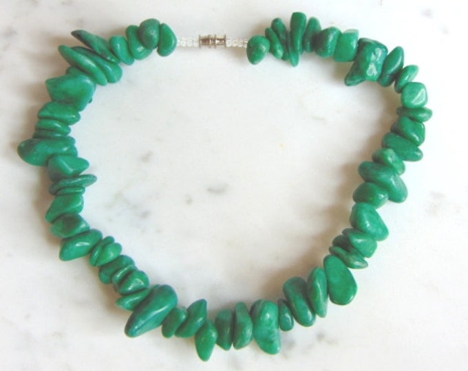 Womens Vintage Estate Turquoise Bracelet 41.2g E5929
