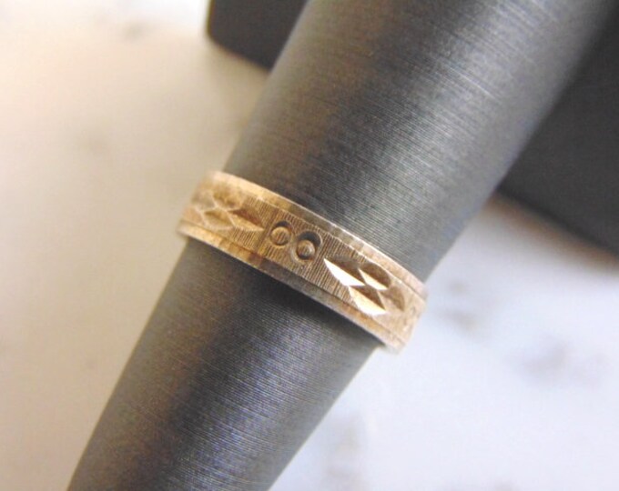 Womens Vintage Estate Sterling Silver Ring 3.1g E4364