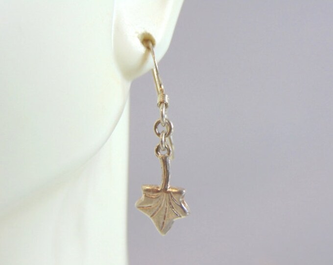 Womens Vintage Estate Sterling Silver Dangle Earrings 1.1g E5975