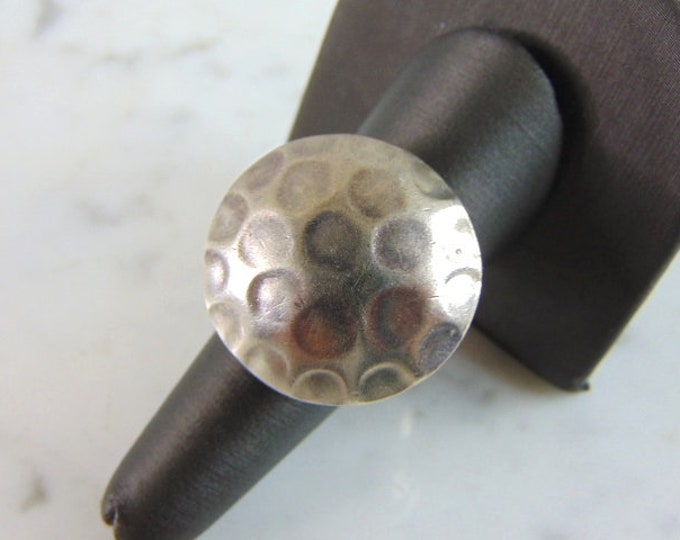 Womens Vintage Estate Sterling Silver Modernist Ring 9.1g E5787
