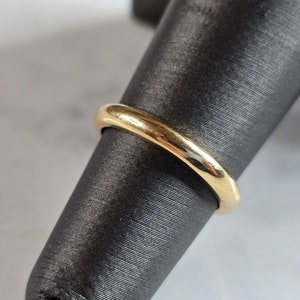 Womens Vintage Estate 18K Yellow Gold Tiffany & Co Wedding Ring 3.2g E5363