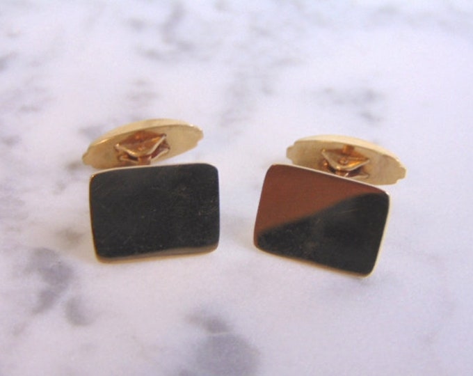 Men's Vintage Estate 10k Yellow Gold Cufflinks 5.9g #E2483