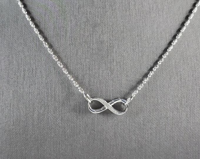 Womens Sterling Silver Hercules Knot Necklace 7.3g E3892