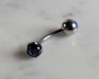 New Surgical Jeweled Nipple Ear Tongue Piercing Barbell  E2727