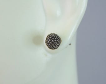 Womens Vintage Estate Sterling Silver Earrings 1.5g E2403