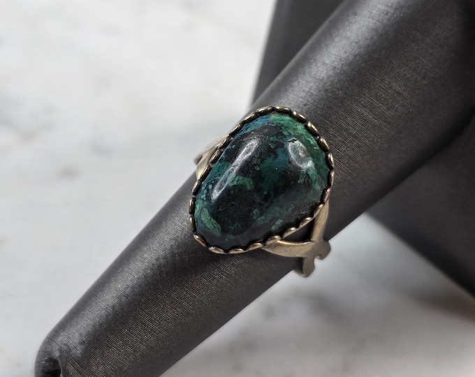 Womens Vintage Estate Sterling Silver Eilat Adjustable Ring 4.2g E6537