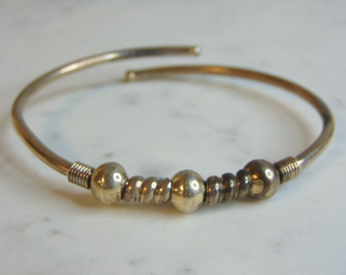 Womens Vintage Estate Sterling Silver Bracelet 11.7g E5226