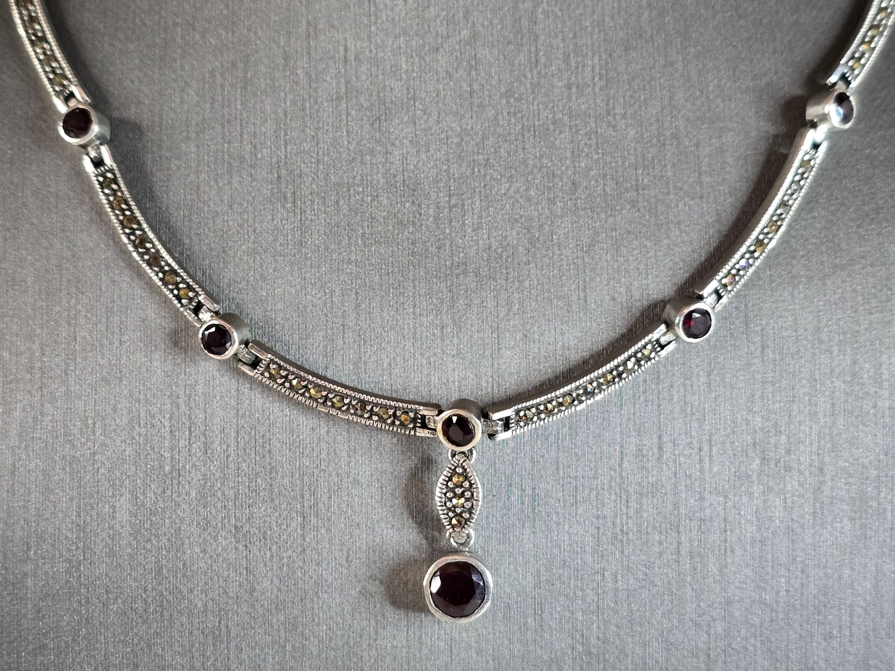 ネックレス・ペンダント ROMANTINUER SN117 NECKLACE Sterling Silver Solitaire Graduated East-West Necklace Set