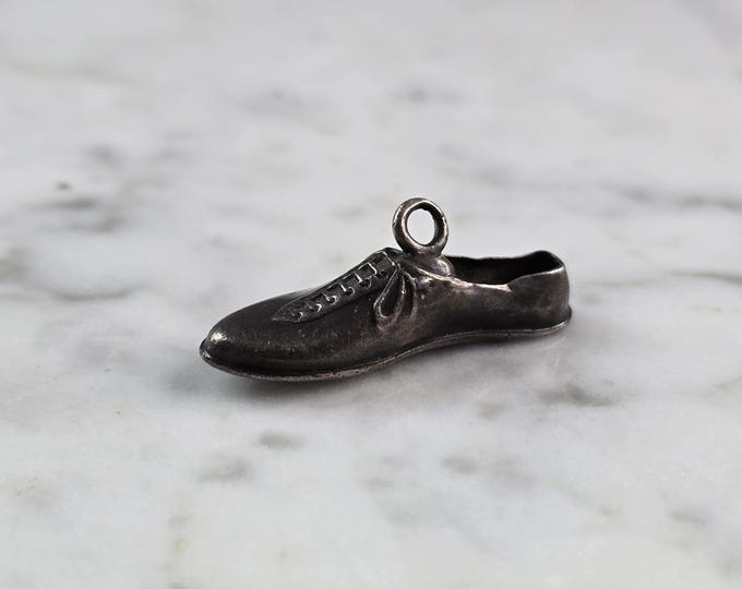 Womens Vintage Estate Sterling Silver Golf Shoe Charm 2.9g E6704