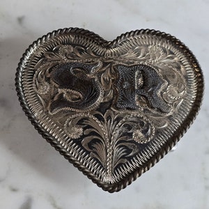 Sterling Silver Hearts Belt - Etsy display picture 2