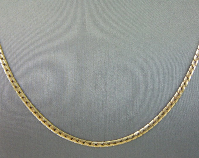 Vintage Estate 14K Yellow Gold Chain Necklace 15.3g E4267