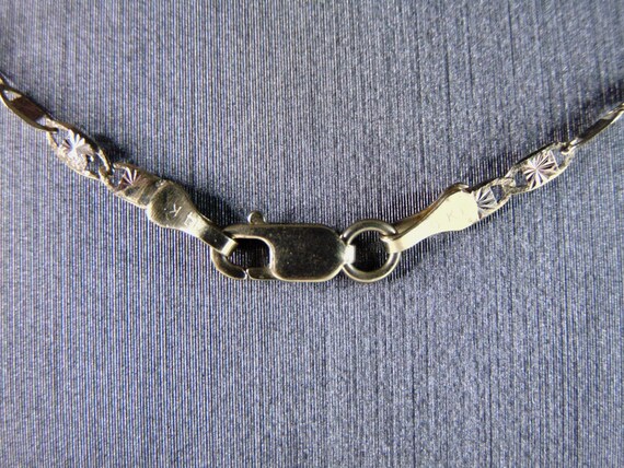 Womens Vintage Estate 14K Yellow Gold Chain Neckl… - image 3