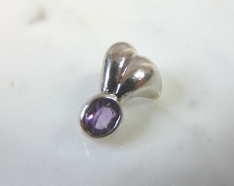 Womens Vintage Estate Sterling Silver Pendant 2.1g E3040