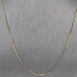 Womens Vintage Estate 14K Yellow Gold Necklace 2.1g E6846