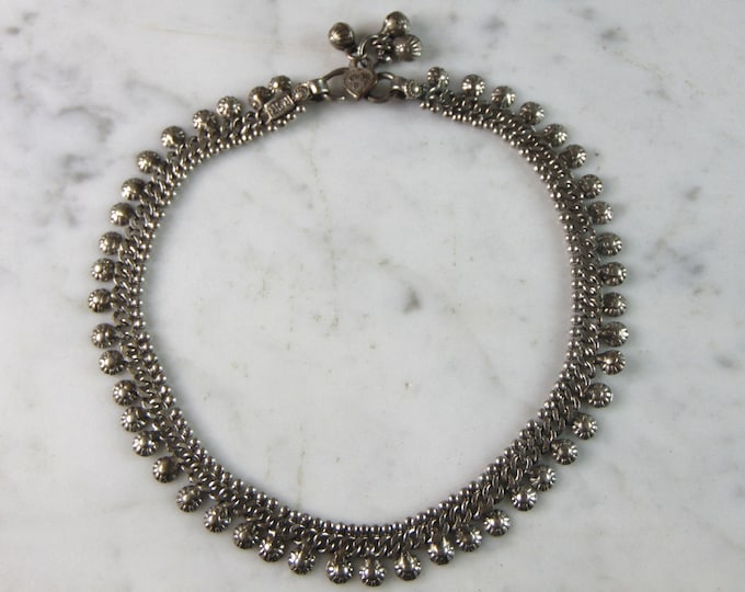 Womens Vintage Estate Sterling Silver Modernist Bracelet 23.8g E1195