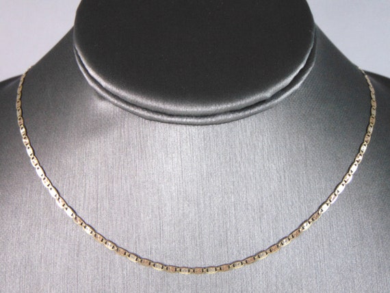 Womens Vintage Estate 14K Yellow Gold Chain Neckl… - image 1