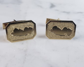 Mens Vintage Estate 14k Yellow Gold Cufflinks 7.8g E1252