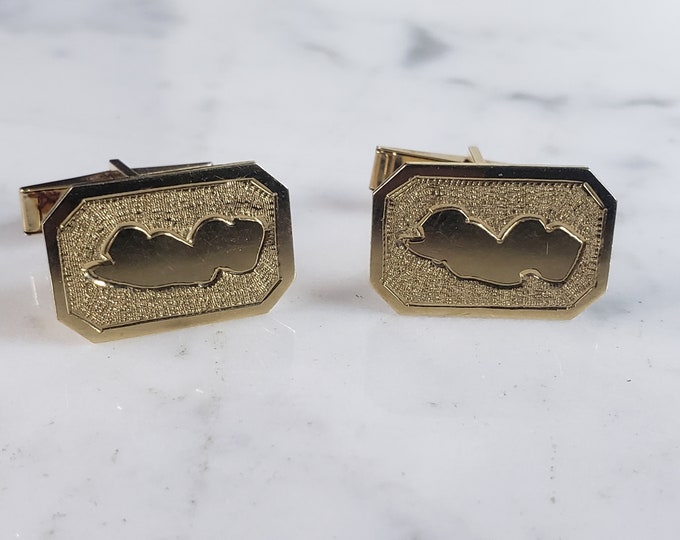 Mens Vintage Estate 14k Yellow Gold Cufflinks 7.8g E1252