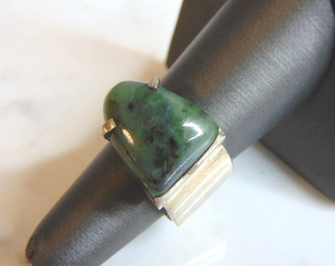 Womens Vintage Estate Sterling Silver Modernist Ring 17.3g E5824
