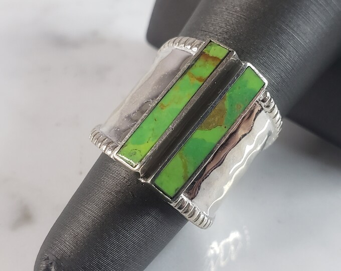 Womens Vintage Estate Sterling Silver Modernist Ring 9.7g E6163