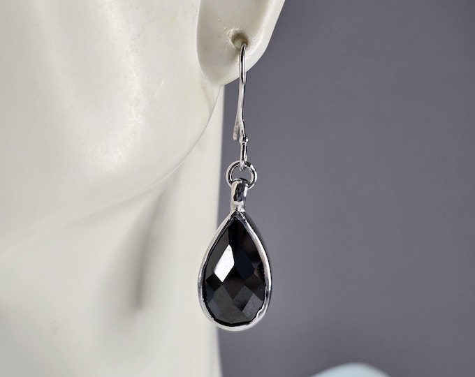 Womens Vintage Estate Sterling Silver Modernist Earrings 7.7g E7662