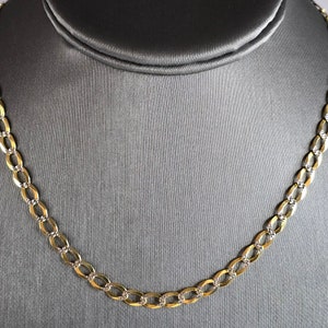 Womens Vintage Estate 10K Yellow Gold Necklace 8.6g E7893