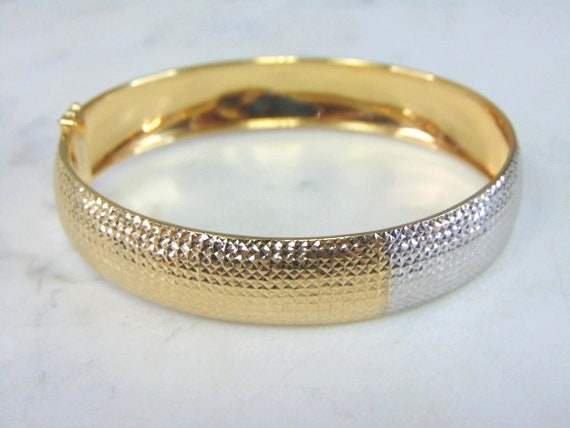 Womens Vintage Estate 14K Yellow Gold Bracelet 6.… - image 4