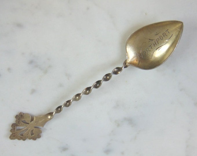 Vintage Antique Sterling Silver Northport Collector Spoon