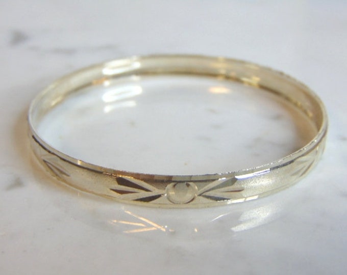Womens Vintage Estate Sterling Silver Bracelet 8.7g E5554