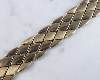 Womens Elegant Vintage Estate 14K Yellow Gold Bracelet 29.6g E2901