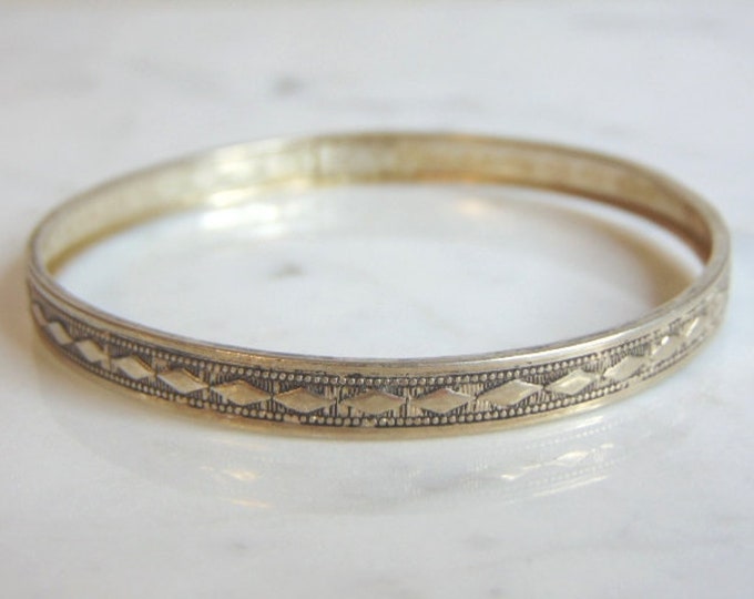 Womens Vintage Estate Sterling Silver Bracelet 6.0g E5585