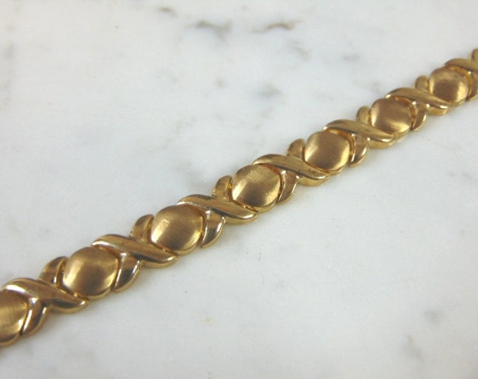 Womens Vintage Estate 10K Yellow Gold Love Bracelet, 16.0g E1798